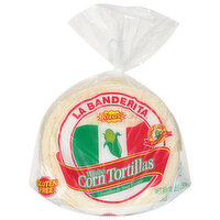 La Banderita Corn Tortillas, White, 18 Each