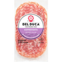 Del Duca Sliced Sopresotta, 3 Ounce