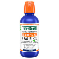 TheraBreath Oral Rinse, Healthy Gum, Clean Mint, 16 Fluid ounce