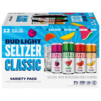 Bud Light Seltzer Seltzer, Classic, Variety Pack, 12 Each