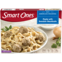 Smart Ones Pasta with Swedish Meatballs & Creamy Sauce Frozen Meal, 9.12 Ounce