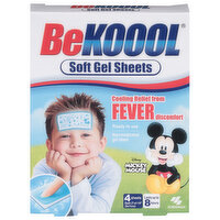 Be Koool Soft Gel Sheets, Disney Mickey Mouse, 4 Each