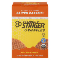 Honey Stinger Waffles, Gluten Free, Salted Caramel, 6 Each