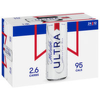 Michelob Ultra Beer, Superior Light, 24 Pack, 24 Each