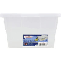 Sterilite Storage Container, 6-Qt, White, 1 Each