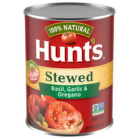 Hunt's Stewed Tomatoes with Basil, Garlic and Oregano, 14.5 Ounce