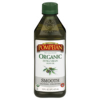 Pompeian Olive Oil, Organic, Extra Virgin, Smooth, 16 Fluid ounce