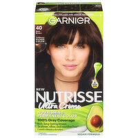 Nutrisse Hair Color, Permanent, Ultra Creme, Dark Brown 40, 1 Each