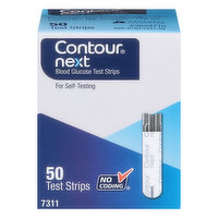 Contour Next Test Strips, Blood Glucose, 50 Each