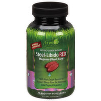 Irwin Naturals Steel-Libido Red, Liquid Soft-Gels, 75 Each