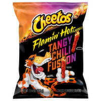 Cheetos Cheese Flavored Snacks, Flamin Hot Flavored Tangy Chili Fusion, 3.25 Ounce