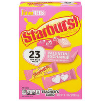 Starburst Fruit Chews, FaveReds, Valentine Exchange, Fun Size Packs, 23 Each