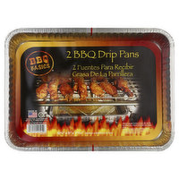 BBQ Basics Drip Pans, BBQ, 2 Each