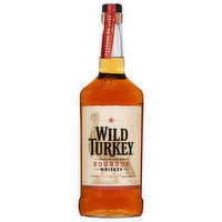 Wild Turkey Whiskey, Bourbon, Kentucky Straight, 1 Litre