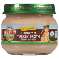 Earth's Best Organic Baby Food, Turkey & Turkey Broth, 1 (4+ Months), 2.5 Ounce