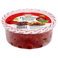 Paradise Holiday Fruit Candied Fruit, Red Cherries, 8 Ounce