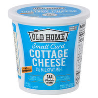 Old Home Cottage Cheese, Small Curd, 4% Milkfat Minimum, 22 Ounce