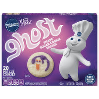 Pillsbury Ready to Bake! Cookie Dough, Sugar, Ghost Shape, 20 Each