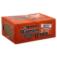 Maruchan Ramen Noodle Soup, Chicken Flavor, 12 Each