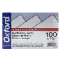 Oxford Tops Products Oxford Index Cards, 100 Each