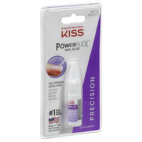 Kiss Powerflex Nail Glue, Precision, 0.1 Ounce