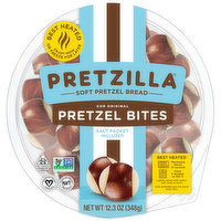 Pretzilla Bread, Soft Pretzel, Bites, 12.3 Ounce