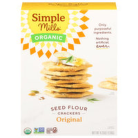 Simple Mills Crackers, Seed Flour, Original, 4.25 Ounce