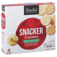 Essential Everyday Crackers, Reduced Fat, Snacker, Stay Fresh Packs, 4 Each