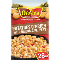 Ore-Ida Potatoes O'Brien with Onions & Peppers Frozen Potatoes, 28 Ounce