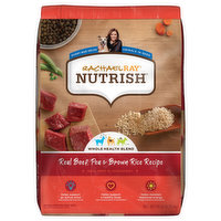 Rachael Ray Nutrish Food for Dogs, Natural, Real Beef, Pea & Brown Rice Recipe, Adult, 14 Pound