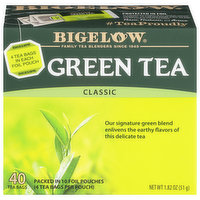 Bigelow Green Tea, Classic, Bags, 40 Each