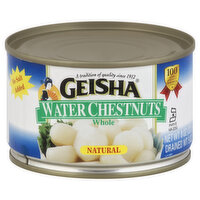 Geisha Water Chestnuts, Whole, 8 Ounce