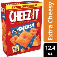 Cheez-It Cheese Crackers, Extra Cheesy, 12.4 Ounce