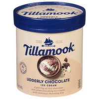 Tillamook Ice Cream, Udderly Chocolate, 1.5 Quart
