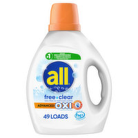 All Detergent, Advanced Oxi, Free Clear, 1 Each