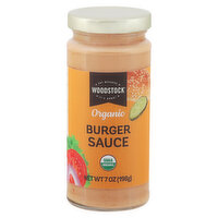 Woodstock Burger Sauce, Organic, 7 Ounce