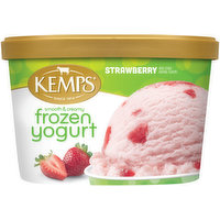 Kemps Strawberry Frozen Yogurt, 1.5 Quart