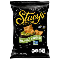 Stacy's Pita Chips, Fire Roasted Jalapeno, Baked, 7.33 Ounce