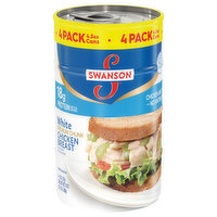 Swanson Chicken Breast, Premium Chunk, White, 4 Pack, 4 Each