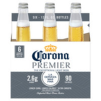 Corona Premier Beer, Light, 6 Each