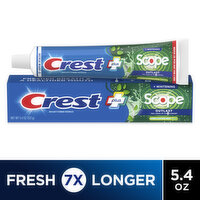 Crest Whitening Plus Scope Whitening Plus Scope Outlast Toothpaste, Long Lasting Mint, 5.4 oz, 5.4 Ounce