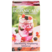 Bigelow Botanicals Cold Water Infusion, Caffeine Free, Blackberry Raspberry Hibiscus, Cold Water Infusion, Tea Bags, 18 Each