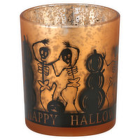 Gerson Candle Holder, Mercury Glass, Halloween, 3 Inch, 1 Each