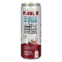 Bubblr Sparkling Water, Antioxidant, Pomegranate Acai Refresh'r, 12 Ounce