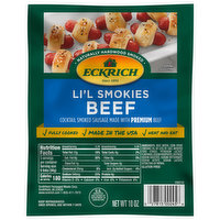 Eckrich Li'l Smokies, Beef, 10 Ounce