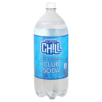 Super Chill Club Soda, Crisp & Refreshing, 67.6 Fluid ounce