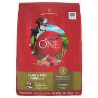 Purina One Dog Food, Lamb & Rice Formula, Adult, 16.5 Pound