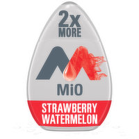 Mio Strawberry Watermelon Naturally Flavored Liquid Water Enhancer with 2X More, 3.24 Fluid ounce