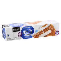 Essential Everyday Freezer Bags, Slider, Gallon, 10 Each