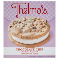 Thelma's Ice Cream Sandwiches, Chocolate Chip, 4 Each